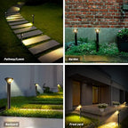 AURAXY LED Solar Powered Motion Sensor Pathway Lights, Battery Powered Outdoor Waterproof Motion Detector Walkway Light, Use for Your House's Yard Backyard Driveway Sidewalk Path Garden etc.(2 Pack) - Image 4