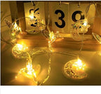 CAKERS Moon and Star Fairy Lights|Hanging Decor Led Copper Wire Lights|Bird Design Ambient Light for Christmas Party Bedroom Patio,Warm White,3m(9.8ft)-20LED-USB - Image 3