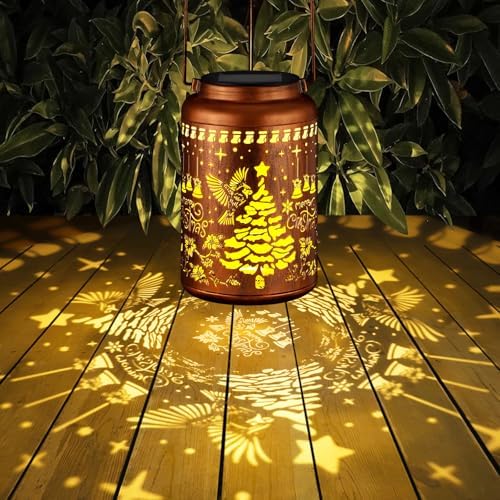 Solar Lanterns Outdoor Waterproof Garden Decor Gifts for Women( Red Bird) - Image 3