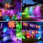 nipify Solar Spot Lights Outdoor Color Changing, Halloween RGB Spotlights - Image 6