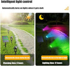 3000k,2 in 1,Solar Spot Lights Outdoor, Solar Powered RGB Landscape Lighting IP65 Waterproof Auto On/Off Spotlights for Outside Garden Yard Landscape Pathway Garage - Image 2