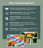 Nalulu House Bamboo Wind Chimes - Outside Outdoor Wooden Windchimes with Birdhouse, Handcrafted with Calming Deep Tones, Perfect Home Decor or Gift for Him and Her - Image 4