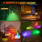 LEREKAM Solar Halloween Lights Outdoor Halloween Decorations Outdoor 2 Pack - Image 3
