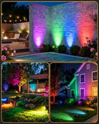 RGBW Spot Lights Outdoor 12W Color Changing Landscape Lighting - Image 7