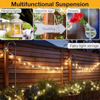 24 Pack 25 Inch Shepherds Hooks Outdoor Metal Garden Hook for Hanging Plant - Image 7