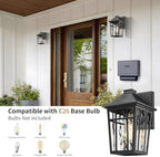 Darkaway Outdoor Wall Lights for Porch,11inch Exterior Lighting Fixtures - Image 2