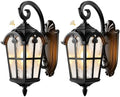 VIANIS Black 2-Pack Outdoor Porch Lights, Dusk to Dawn Outdoor Lighting by VIANISLIGHTING