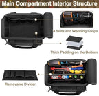 Rexmica 12-Inch Tool Organizer Bag with Anti-friction Bottom, Black - Image 2