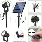Solar Spot Lights Outdoor Waterproof, RGB Landscape Spotlights - Image 6