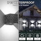 ledmo 20W LED Wall Light Up and Down Modern Porch Lights 2 Pack - Image 2