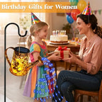 Solar Watering Can Lights, Fairy Gifts for Mothers Day Women Mom Grandma Birthday, Waterproof Outdoor Garden Decor Large Hanging Solar Lantern Fairy Lights for Patio Porch Flowerbed Pathway (Blue) - Image 7