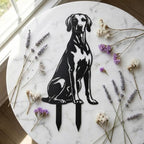 Dog Metal Garden Stake - Weatherproof Dog Silhouette Yard Art, Decorative Outdoor Sign for Lawn & Patio, Heartfelt Gift for Vizsla Lovers(Jump,14") - Image 4