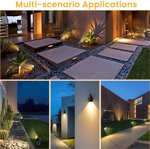 8 Pack Outdoor Low Voltage Landscape Lighting with Transformer - Image 7