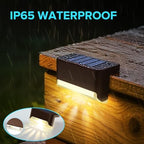 JJX Solar Lights Outdoor 20 Pack, Solar Fence Lights Deck Light for Patio Outdoor Decor, Fence Light Solar Powered for Stairs, Step, Railing and Yard (Warm White) - Image 6