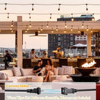Svater 144 FT Outdoor String Lights 2W LED Outside Edison Waterproof ETL - Image 3