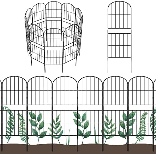 Decorative Garden Fence Fencing 36in (H) x 10ft (L) Animal Barrier for Dog by OUSHENG