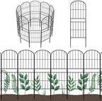 Decorative Garden Fence Fencing 36in (H) x 10ft (L) Animal Barrier for Dog by OUSHENG