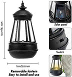Lovinland Garden Gnome Statue Outdoor Decor Large Flocked Resin Gnome Figurine with Solar Light Holding Lantern Welcome Sign Garden Yard Decorations Dwarf Sculpture for Outside Patio Porch Lawn Decor - Image 5