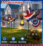 Solar Lights Outdoor 2 Packs 29.9in Eagle Garden Stakes with Solar Lights - Image 6