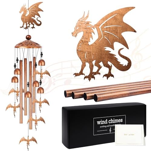 Dragon Outdoor Metal Wind Chime by Romart