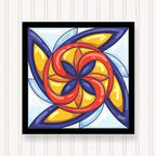 BQ041 - Barn Quilt - 6 Sizes - Bright Colors - Head-Turning Colorful Curb Appeal - Premium Quality Lasts for Years & Years (18" x 18" 1 Sided) by SignStuffInc