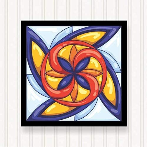 BQ041 - Barn Quilt - 6 Sizes - Bright Colors - Head-Turning Colorful Curb Appeal - Premium Quality Lasts for Years & Years (18" x 18" 1 Sided) by SignStuffInc