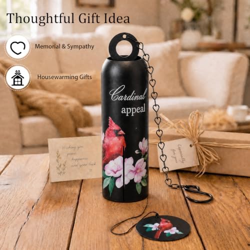 MUMTOP Cardinal Wind Chime for Outside Deep Tone Wind Bell Memorial Gifts - Image 6