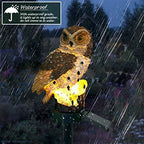 Ulalaza Outdoor Solar Lights Owl Shape Solar Powered LED Lamp Waterproof Garden Lights Stake Lights for Walkway - Image 3