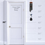 Hummingbird Memorial Wind Chimes for Outside with Adjustable Sound & Mute Option, in Memory Wind Chimes for Outside, Bereavement Remembrance Gift for Mother, Dad, Husband, Loved One - Image 5