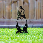 RealSteel Metal Garden Gnomes Set – 3 Pack Steel Lawn Ornaments, Cute & Funny Garden Statues, Weather-Resistant Outdoor Décor, Whimsical Yard Decorations, for Garden Lovers & Home Décor - Image 2