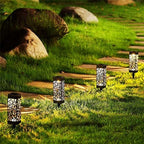 6pcs Solar Stake Lights Outdoor Waterproof Solar Ground Plug Lights Warm White LED Garden Pathway Lighting for Yard and Courtyard - Image 3