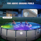 Qoolife Rechargeable Submersible Pool Lights with Remote, Waterproof Underwater Charging Battery Operated Controlled 25 Color Changing LED with Magnet Floating Lights Pool Pond Decoration (2 Pack) - Image 5