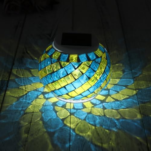 Solar Lawn Light Glass Ball Color Changing for Garden Decoration - Image 6