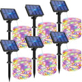btfarm 6 Pack Solar String Lights Outdoor, Total 198FT 480LED Fairy Lights by btfarmdecorativelighting