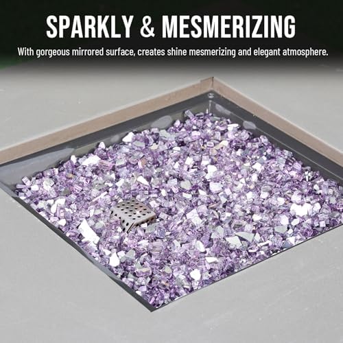 Skyflame 10-Pound Fire Pit Glass for Propane Gas Fireplace Decor - Image 5