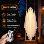 4.9FT Large Pre-Assembled Hanging Swing Ghost Halloween Decorations Outdoor - Image 4