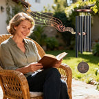 Tree of Life Wind Chimes for Outside, 32" Deep Tone Memorial Wind Chime - Image 4