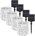 4-Pack Solar Fairy Lights Outdoor, Extra-Long 288FT 800LED String Lights by BringYourBrightFuture