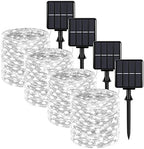 4-Pack Solar Fairy Lights Outdoor, Extra-Long 288FT 800LED String Lights by BringYourBrightFuture