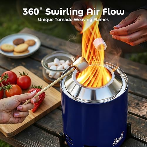 Tabletop Fire Pit Small Table Top Firepit Outdoor Smokeless Firepit Patio - Image 2