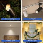 Gardencoin MR16 LED Light Blub, 5W 2700K Warm White 450 Lumens Dimmable, Aluminum Housing, Low Voltage 12V Input,GU5.3 bi-pin Light Bulbs for Landscape &Accent Lighting, Indoor/Outdoor Use,12-Pack - Image 7