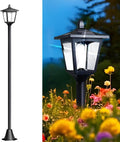 Solar Lamp Post Light Outdoor 67 Inch, Adjustable Waterproof LED Yard Light for Lawn Garden Walkway Driveway Patio by Unknown