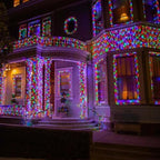 Solar Christmas lights Outdoor 4 Pack 480 LED Solar String Light Multicolor - Image 4