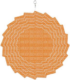 10 Inch Orange Wind Spinner for Yard and Garden, Modern Geometric Abstract Art Aesthetics Hanging Ornaments Outdoor 3D Kinetic Wind Sculpture Spinners Indoor Outdoor Patio Décor Ornaments Gift by Unknown