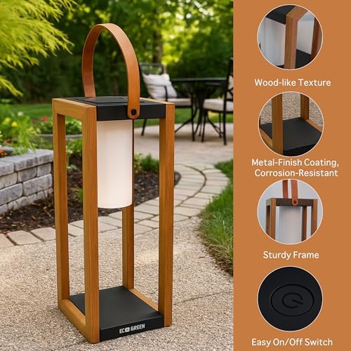 EcoGreen Solar Lanterns Outdoor Waterproof, Solar Lights for Yard (Large) - Image 6