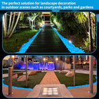 Landical 300 Pcs 1.8" Glow in the Dark Rocks for Outdoor, Dark Blue - Image 5