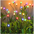 TONULAX Solar Garden Lights, Starburst Swaying When Wind Blows, Solar Lights Outdoor Decorative, Color Changing RGB Light for Yard Patio Pathway Decoration(4 Pack) by TONULAX