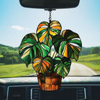 Monstera Plant Pot Acrylic Suncatcher - Image 5