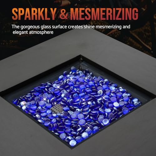 Skyflame 10-Pound Fire Glass Beads for Fire Pit Fireplace - Image 5
