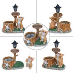 Orange Cat Statue Garden Planter Pot - Image 6